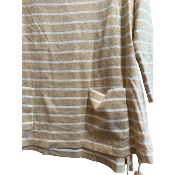 Lilly Pulitzer Elba Sweater Coastal Shell Stripe CoolMax - Medium NWT $138 MSRP - Picture 7 of 8
